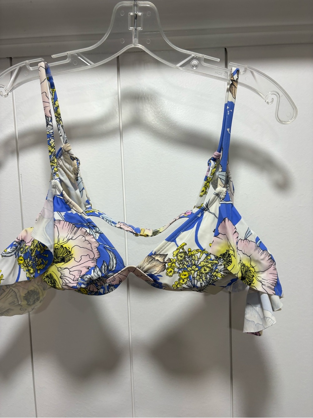 Yumi Kim Retro Chic Bikini Top Bora Bora Floral Size Small